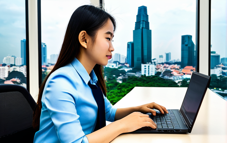 재무 조율을 위한 효과적인 의견 수렴 방법 - Entrepreneur in Ho Chi Minh City**
"A young, professional Vietnamese entrepreneur in a modern offic...